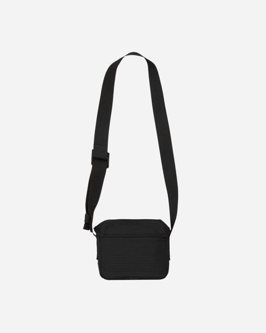 Acne Black Mini Messenger Bag for men
