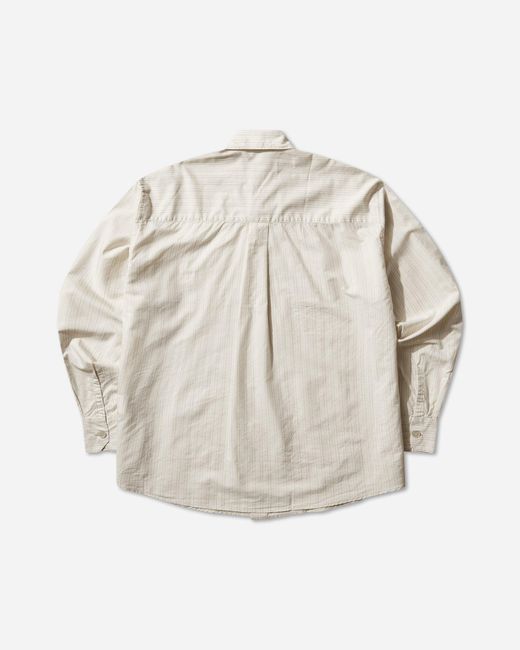 Our Legacy Natural Men S Above Shirt Faded Bone for men