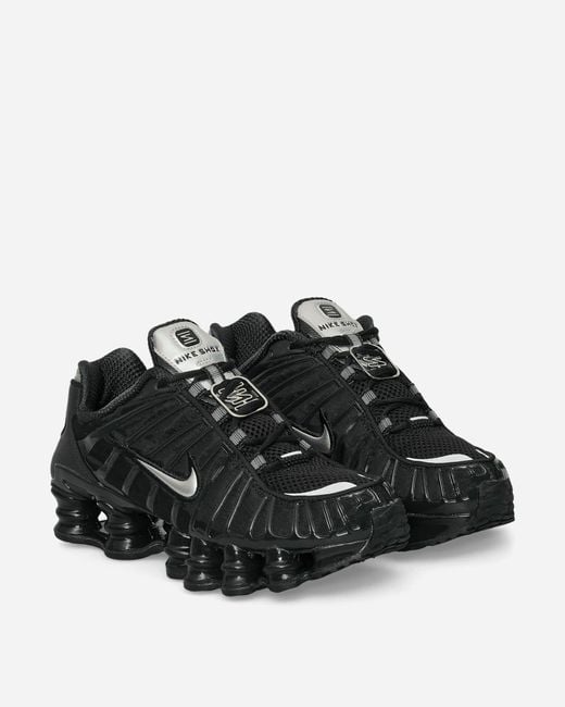 Nike Black S Shox Tl Sneakers Off Noir Metallic