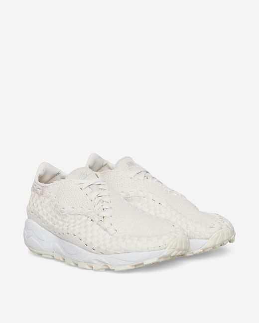 Nike White Wmns Air Footscape Woven Sneakers Phantom for men