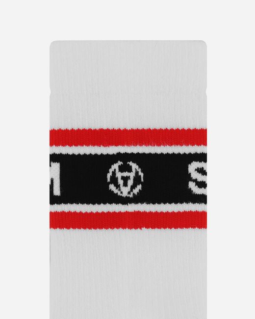 SLAM JAM White 3-Pack Logo Jacquard Socks for men