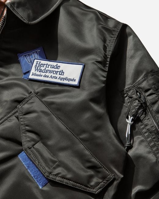 GR10K Black Alpha Industries Cwu-45 Bomber Jacket Rep for men