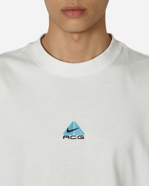 Nike White Acg Lungs T-Shirt Summit for men