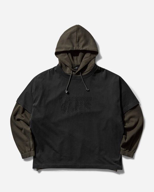 Vans Black Act Of Disagreement Lasered Hoodie Washed for men