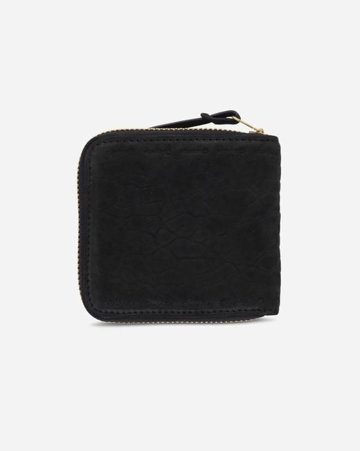 Visvim Black Suede Bi-fold Wallet for men