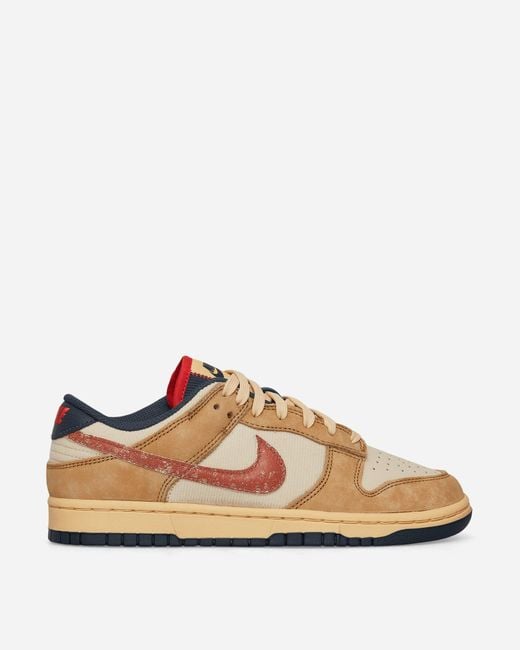 Nike Brown Dunk Low Sneakers Sand Drift Wheat for men
