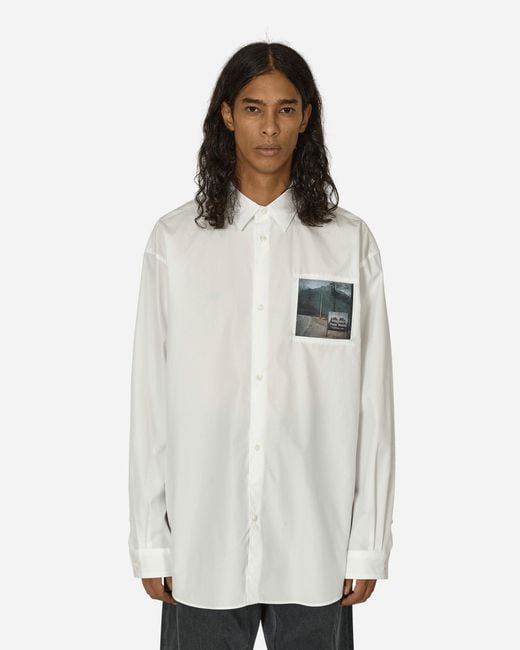 Undercover White Twin Peaks Typewriter Shirt for men