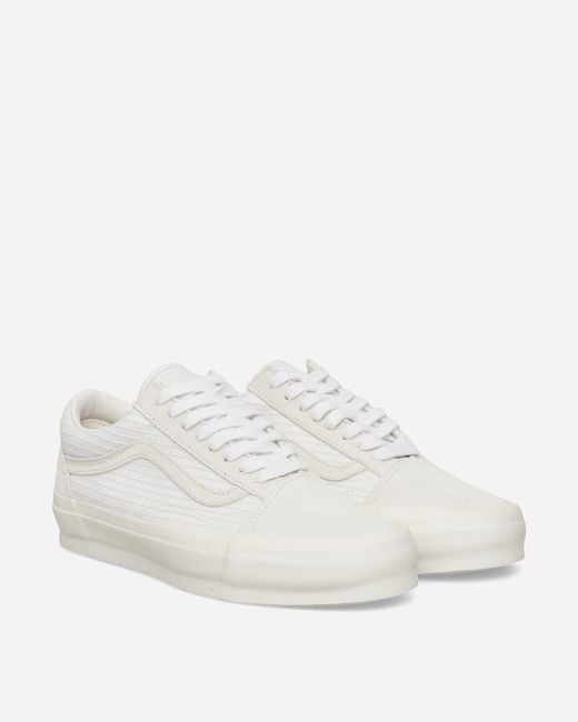 Vans White Premium Old Skool Ripstop Sneakers Marshmallow True for men