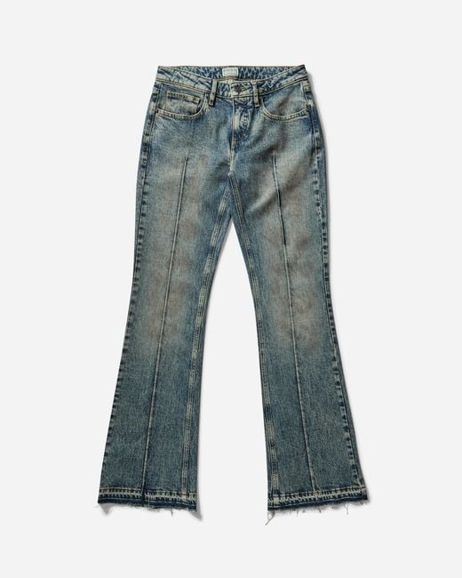 Guess Blue Women S Flare Denim Pants Used Indigo Tint