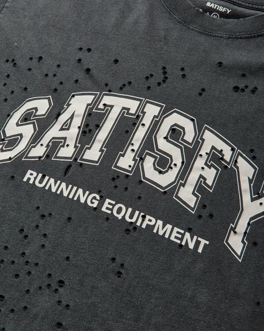 Satisfy Black Men S Mothtech T-shirt Aged for men