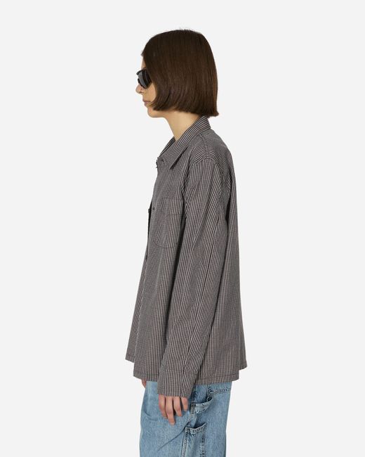 Our Legacy Gray Box Longsleeve Shirt French Bistro