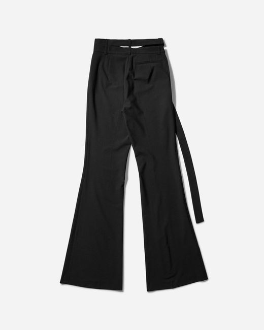 OTTOLINGER Black Flared Wrap Suit Pants