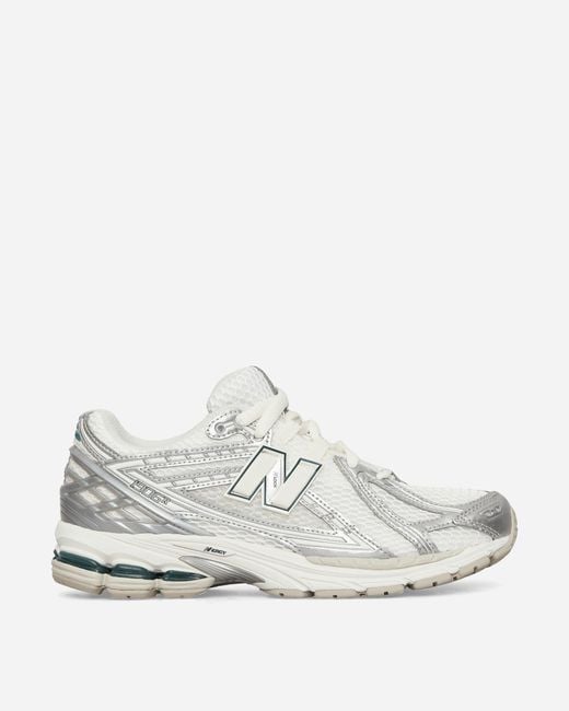 New Balance White 1906r Sneakers Silver Metalic / Sea Salt / New Spruce for men