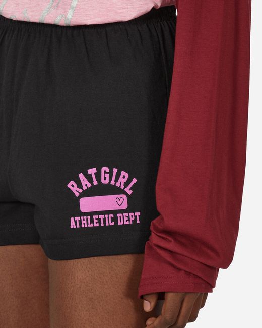 Stray Rats Black Ratgirl P.E. Shorts for men