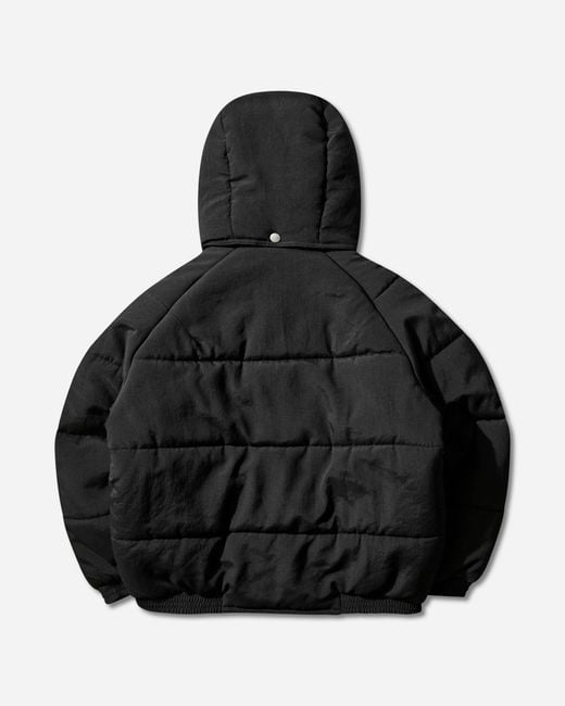 Cav Empt Black S Diagonal Flap Puff Jacket for men