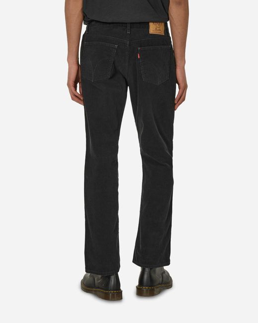 Hysteric Glamour Black Bootcut Cordurory Pants for men