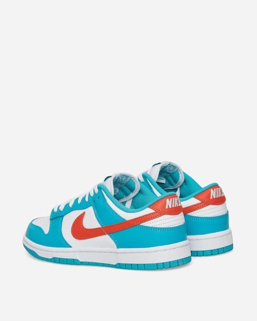 Nike Blue Dunk Low Retro Sneakers White / Dusty Cactus / Cosmic Clay for men