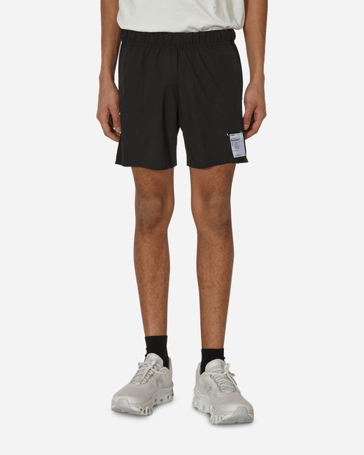 Satisfy Black Peaceshell 5 Unlined Shorts for men