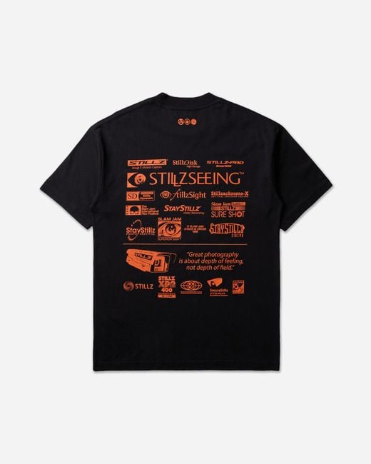 Stills Black Slam Jam Image And Motion Capture T-Shirt for men