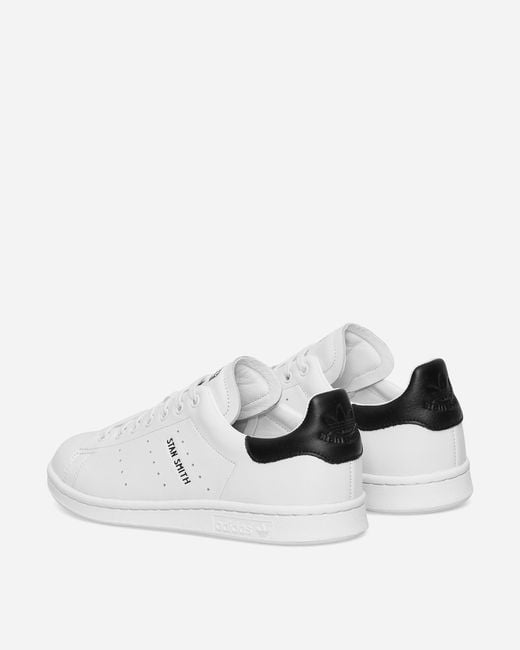 Adidas White Stan Smith Lux Sneakers Crystal / Core Black for men