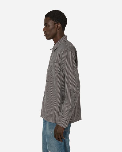 Our Legacy Gray Box Longsleeve Shirt French Bistro for men
