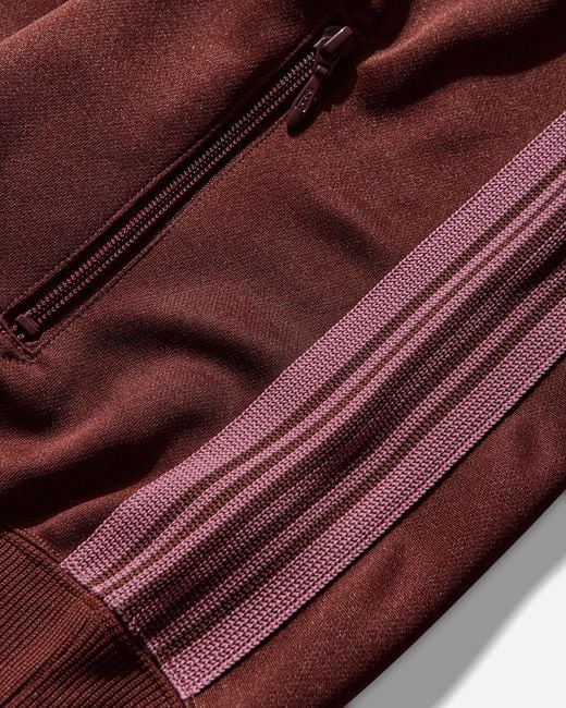 Needles Red Men S Poly Smooth Track Jacket for men