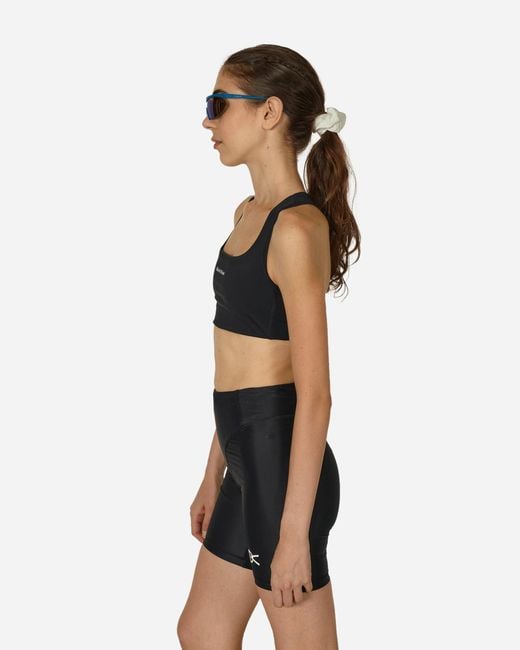 District Vision Black Twin Layer Medium Support Bra