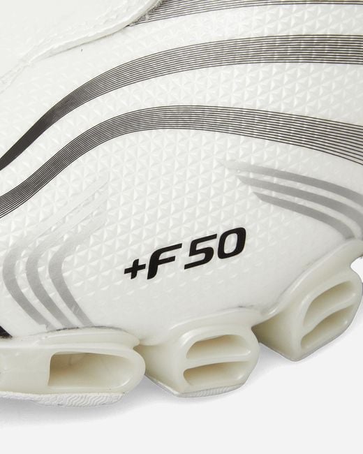 Adidas White Slam Jam F50 Tunit Mega Consortium Sneakers Cloud / Core Black / Silver Metallic for men