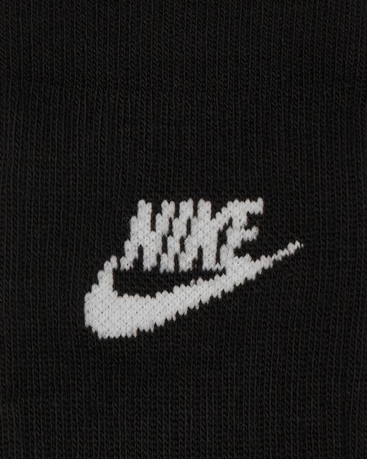 Nike Black Sportswear Everyday Essential Crew Socks for men