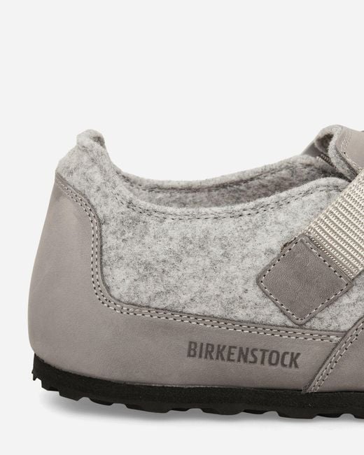 Birkenstock White London Nova Sandals Stone Coin for men