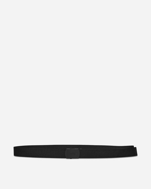 Y-3 White Classic Logo Belt for men
