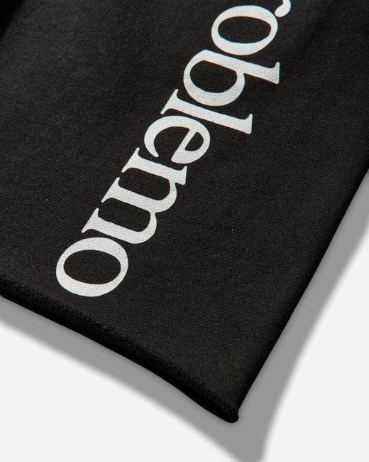 No Problemo Black Logo Sweatshorts for men