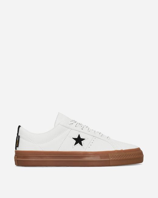 Converse one star new arrivals white leather mens