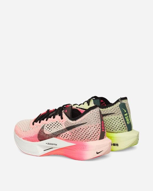 Nike Green Zoomx Vaporfly Next% 3 Sneakers Luminous / Crimson Tint / Volt for men