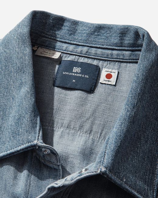 Levi's Blue S Tab Customized Sawtooth Jacket for men