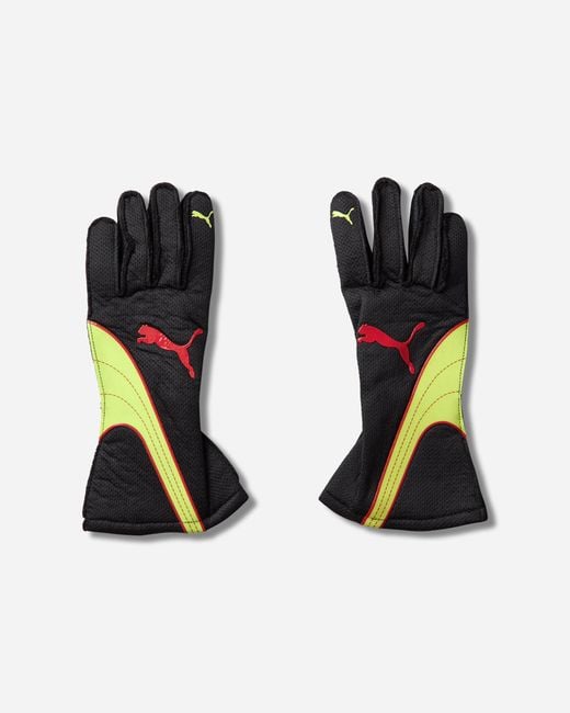 PUMA White A$ap Rocky Fire Gloves / Pop Red for men