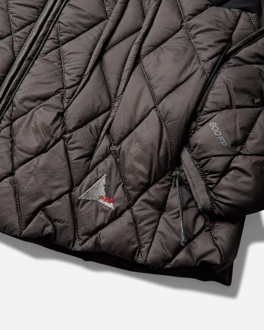 Roa Black Women S Twiya 600 Fill Power Down Liner Graphite