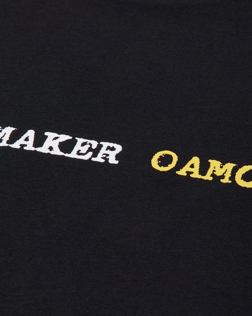 Oamc Peacemaker Blue Slow Down Print Regular Fit T-Shirt for men