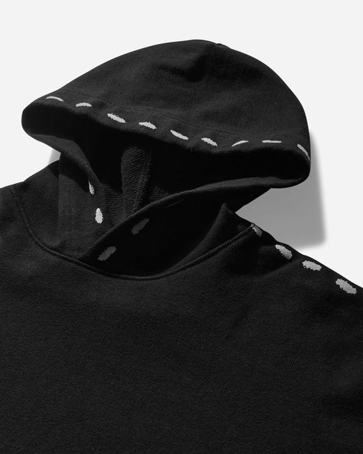 Kapital Black S Swt Knit Marionette Hoodie for men