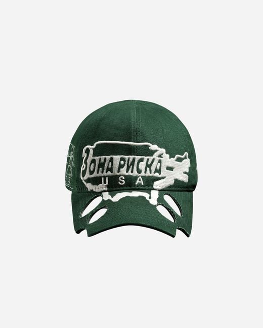 Stills Green Danger Zone Embroidered Cap for men
