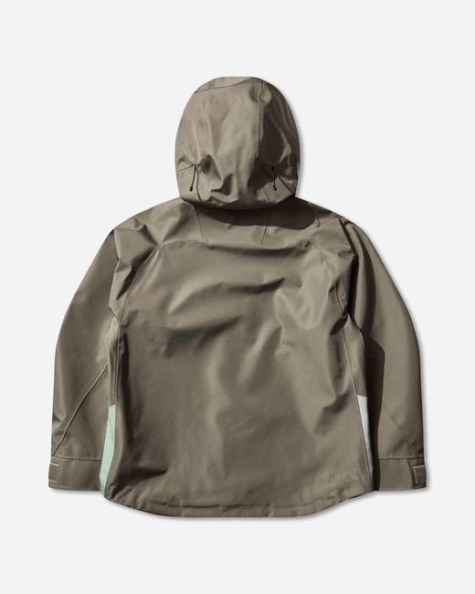 Undercover Men S Heldon Nylon Zip Jacket Gray / Khaki for men