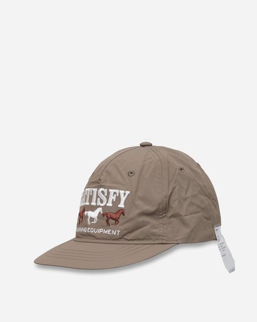 Satisfy Brown Flitesilk 5‐panel Pinch Cap Falcon for men