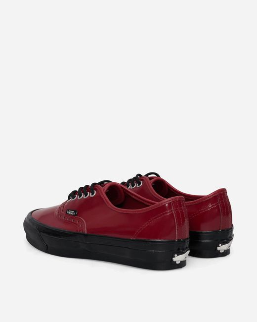 Vans Red Authentic 44 Siped Vibram Sneakers Bordeaux for men