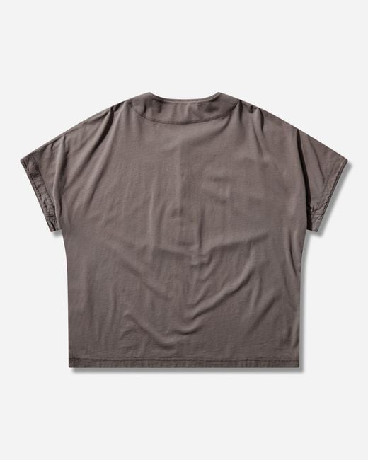 Kiko Kostadinov Gray S Sargo Short Sleeve Henley Iris for men