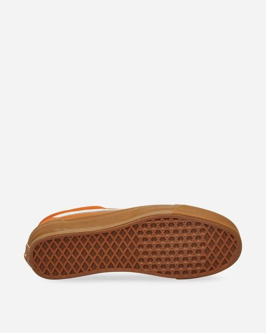 Vans Orange Premium Old Skool Gum Sneakers Marmalade for men