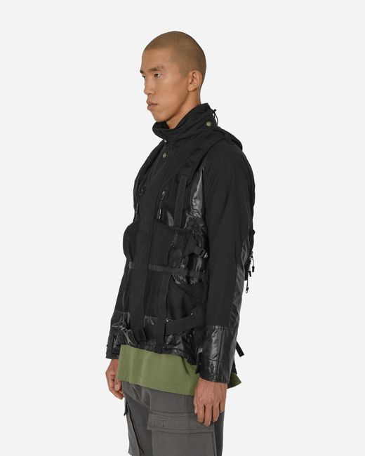 Junya Watanabe Black Utility Backpack Jacket for men