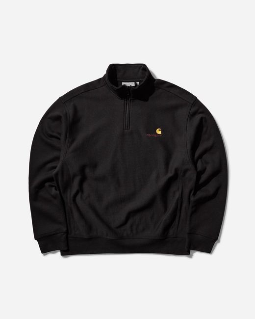 Carhartt Black Half Zip American Script Sweashirt for men
