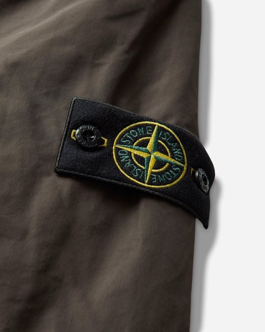 Stone Island Brown Men S Micro Twill Jacket Coal for men