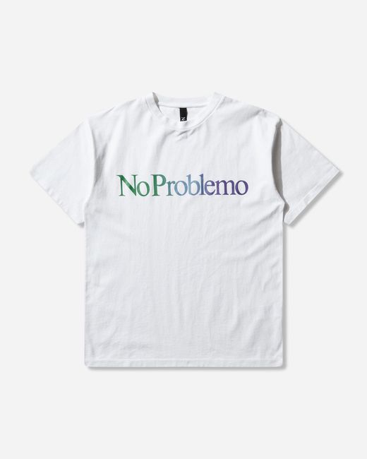 No Problemo Gray Gradient Logo T-Shirt for men
