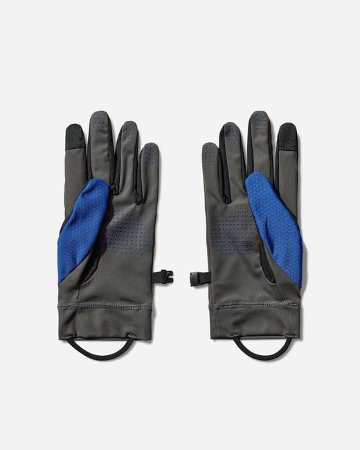 Roa Andie Base Layer Gloves Anthracite / Blue for men